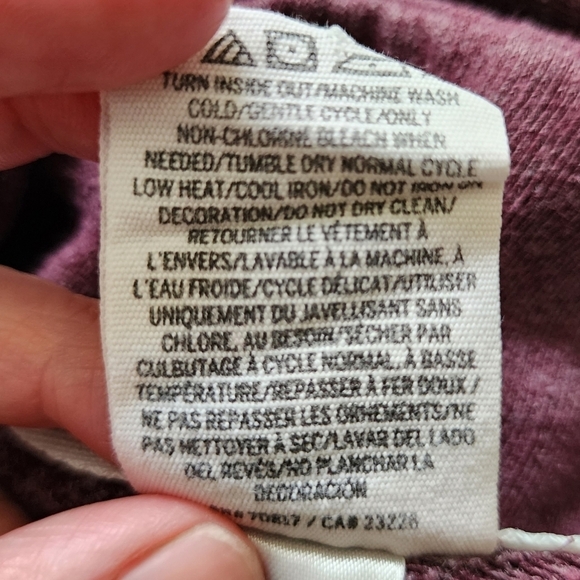 Victoria's Secret VS PINK Maroon Sweatshirt Spellout Graphic Logo Women's Small - Picture 9 of 9